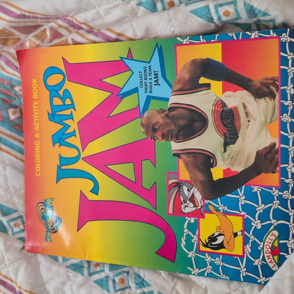 Jumbo Jam Space Jam coloring activity book